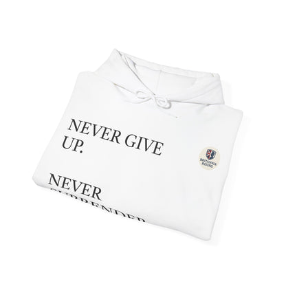 Never Give Up Britannia Rising Hoodie
