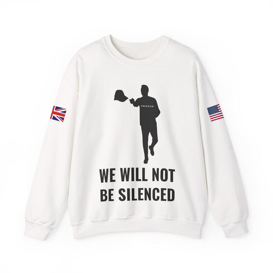 We Will Not Be Silenced. Crewneck Jumper