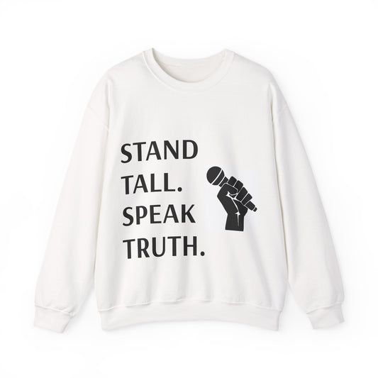 Stand Tall. Speak Truth. Crewneck Jumper