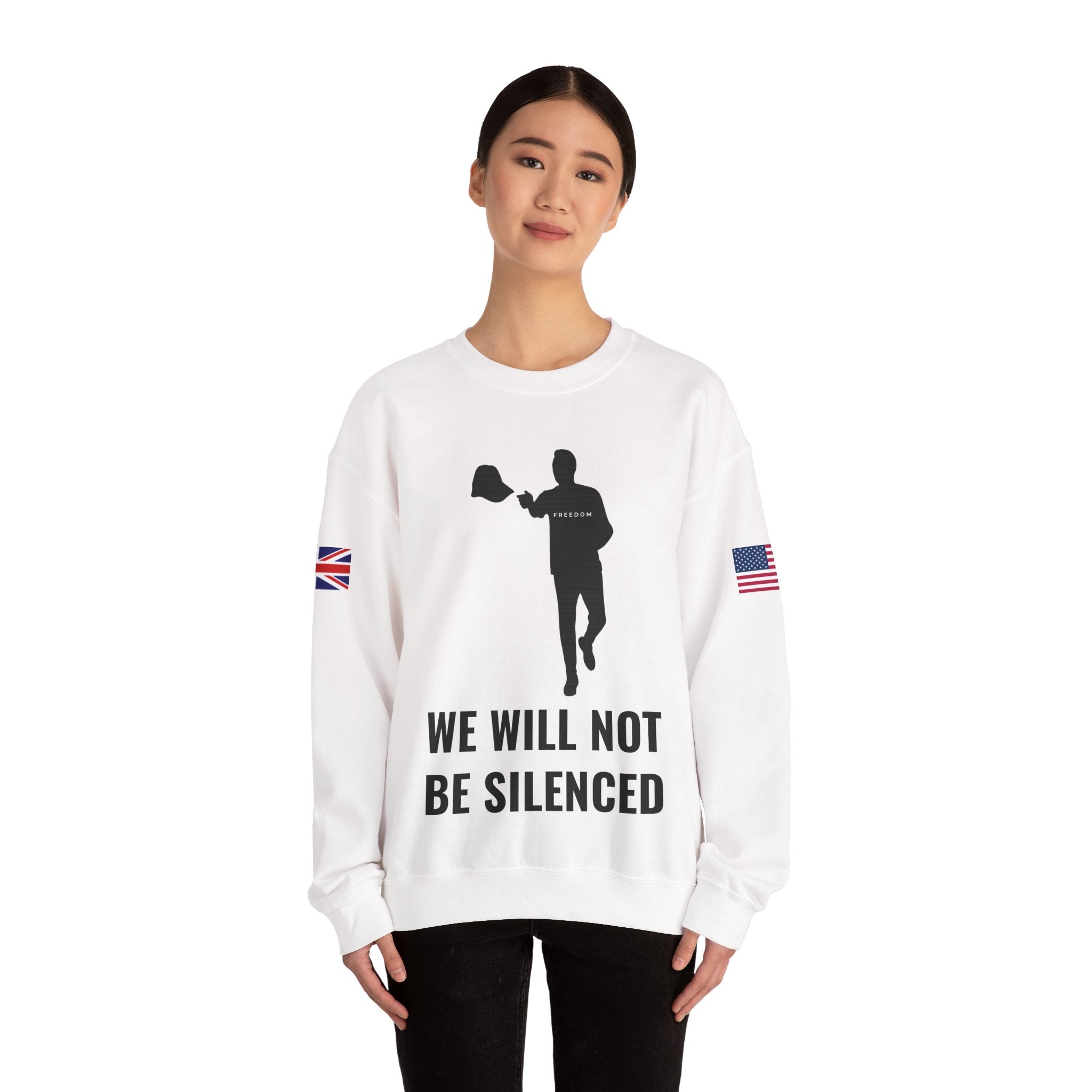 We Will Not Be Silenced. Crewneck Jumper