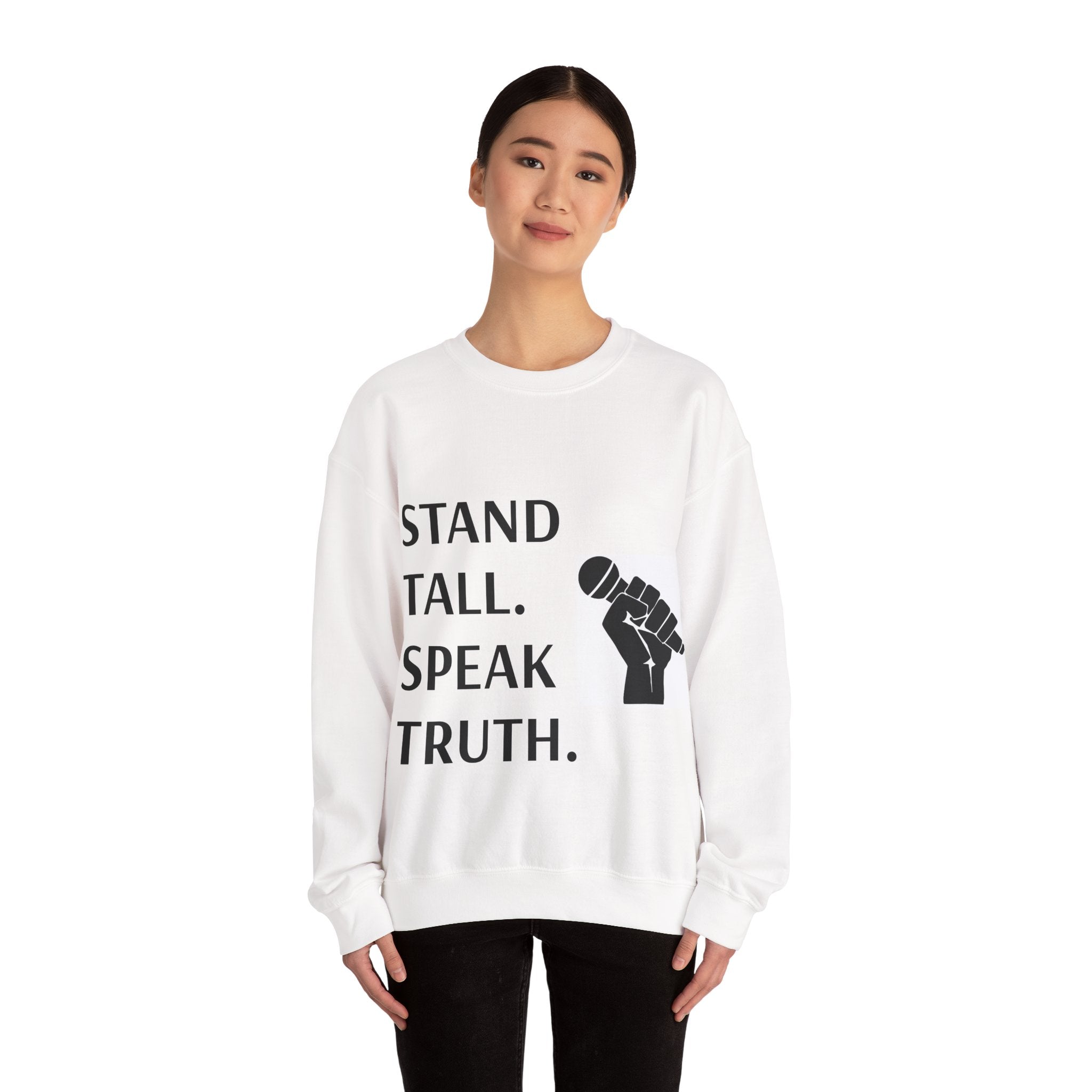 Stand Tall. Speak Truth. Crewneck Jumper
